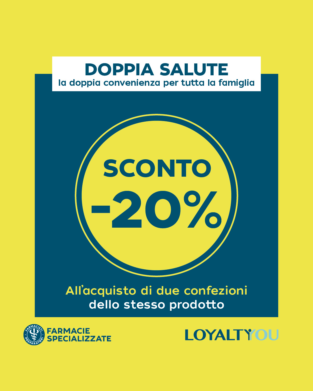Promo “Doppia Salute” – Immunostimolanti e Vitamine