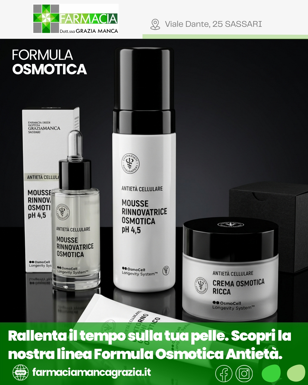 Rallenta il tempo sulla tua pelle: scopri la formula Osmotica Antietà