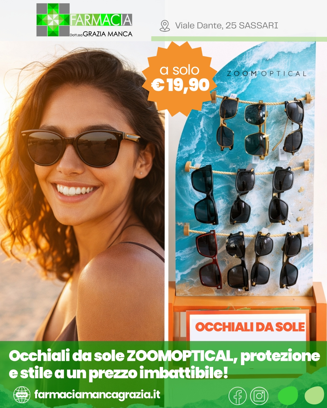 Occhiali da sole Zoom Optical, protezione e stile a un prezzo imbattibile!